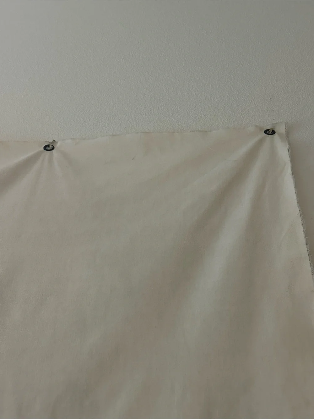 Pray For Surf Shower Curtain - Cream with Black Text